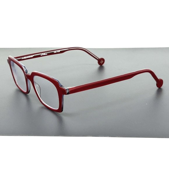 Rare LA Eyeworks BLAKEY 918 Red 44mm Eyeglasses Frame Japan